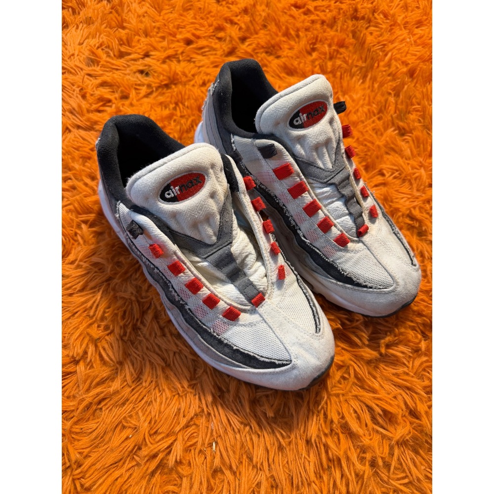 Nike Air Max 95 Japan Heritage DH9792-100 Mens Size 10 White Gray Red Shoes